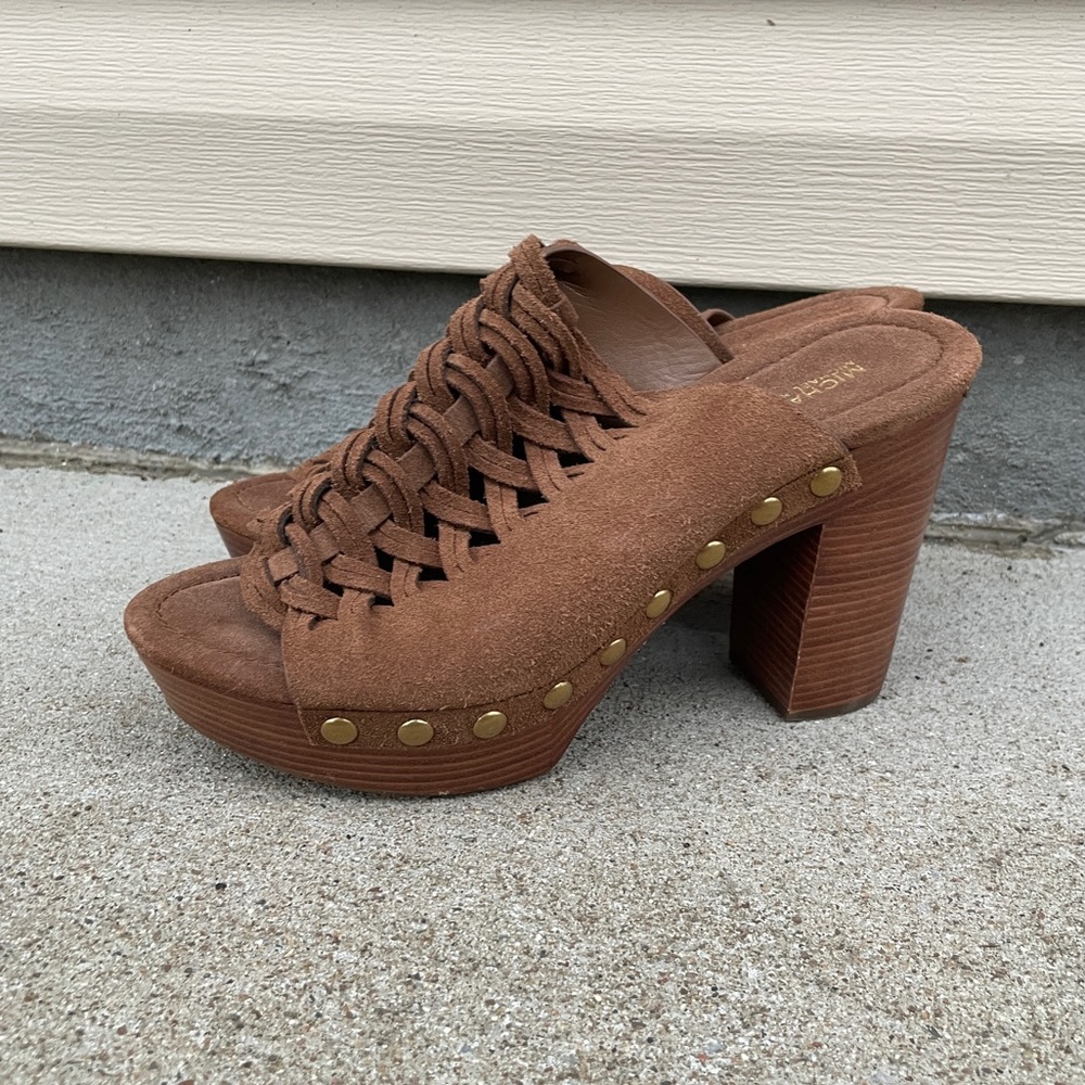Michael Michael Kors Studded Open Toe Clogs